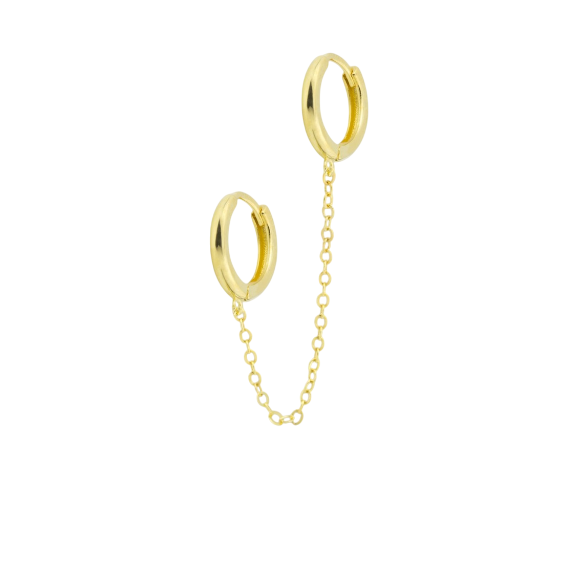 Pendientes doble cadena