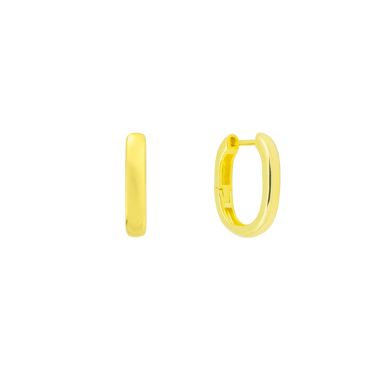 Pendientes Aro Ovalado