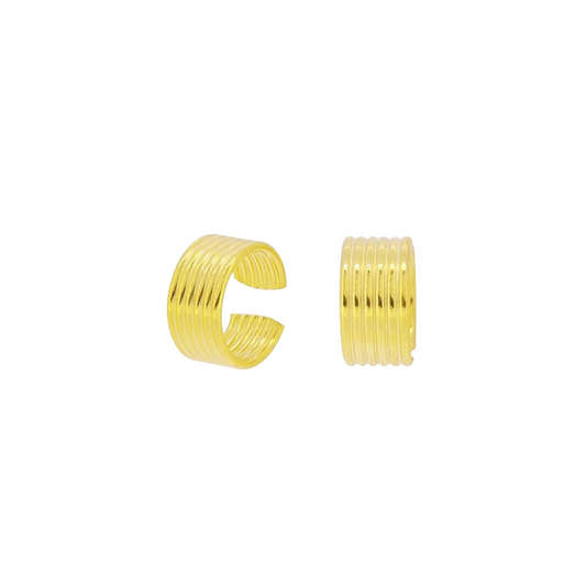Pendientes Ear Cuffs Rayado
